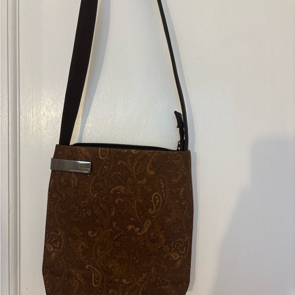 Jones New York Brown Paisley Handbag